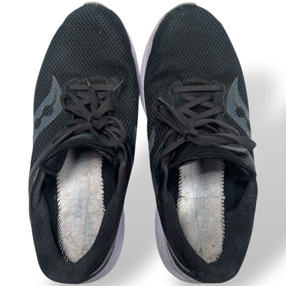 Womens Size 11 Saucony Axon Running Shoe's Black S10657-45 In Fair Condition - Picture 3 of 9